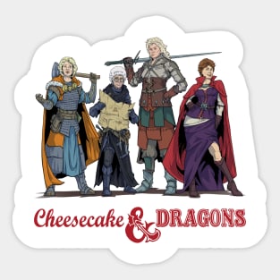 Cheesecake & Dragons Sticker